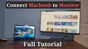 How to Connect a Macbook Pro to a Monitor - Full Tutorial with All Options