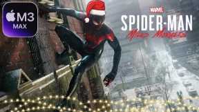 Spider-Man: Miles Morales on M3 MAX Macbook Pro! (M3 MAX - 30 CORE - 36 GB RAM) (CrossOver 23.7)