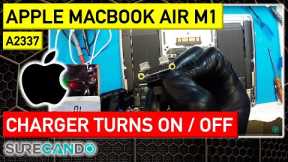 Reviving Apple MacBook Air M1 A2337 Type-C Port Glitch - Watch the Repair!