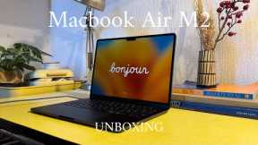 MACBOOK AIR M2 UNBOXING + accessories