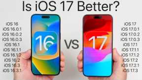 iOS 17 vs iOS 16 - Bugs, iOS 18 and The Future of iOS