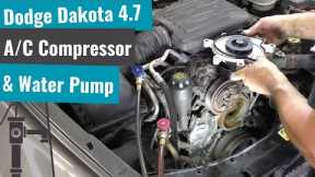 Dodge Dakota - A/C Compressor & Water Pump