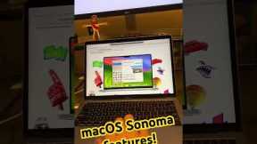 New features in macOS Sonoma!