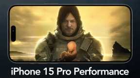 Death Stranding iPhone 15 Pro Performance Review - Struggles to Maintain 30 FPS