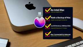 How To Clean Install macOS Monterey Intel Mac
