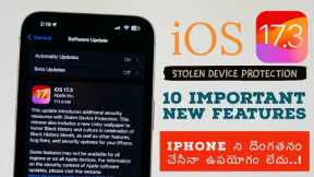 iOS 17.3 is Officially Released | AirPlay in Hotels | stolen device protection on iPhone's in Telugu