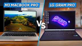 LG Gram Pro Vs M3 MacBook Pro | Which is Better for Professionals?