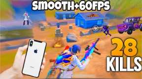 iPhone X 😍stable 60fps gameplay🔥/iPhone x pubg test in 2024