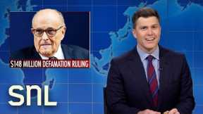 Weekend Update: Giuliani’s $148 Million Defamation Ruling, Biden and Obama's Obamacare Video - SNL