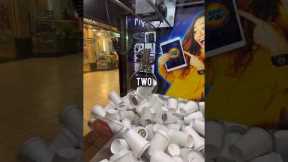 Day 51 Trying to Win an iPad at the Mystery Cup Claw Machine! #shorts #arcade #clawmachine