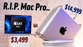 16 M1 Max MacBook Pro vs $15,000 Mac Pro: Embarrassing..