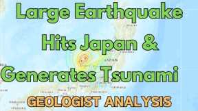 Japan M7.5 Quake Produces Tsunami on New Years Day: Geologist Analyzes And Discusses