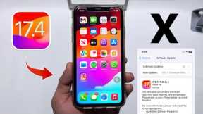 iOS 17.4 Beta 3 - Install iOS 17 on iPhone X update now