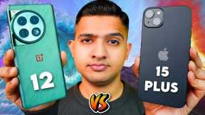 OnePlus 12 Vs iPhone 15 Plus - Full Comparison⚡Which One Is Better Option ? 🔥🔥