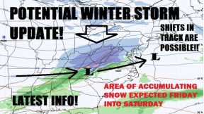Winter storm update! Two systems will bring accumulating snow to areas. Latest info!