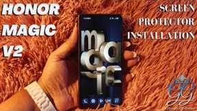 Mastering Matte:  Installing Matte Screen Protectors on Honor Magic V2