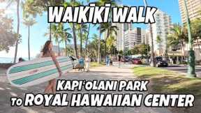 Waikiki Walk Kapiolani Park to Royal Hawaiian Center's Royal Grove February 16, 2024