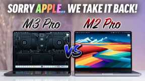 M3 Pro vs M2 Pro 14 MacBook Pro - WE WERE WRONG.. 🤯