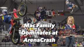Ronnie Mac and Mini Mac go Arena Crashing