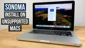 How To Install macOS Sonoma on an Unsupported Mac