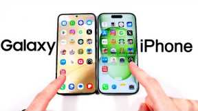 Galaxy S24 vs iPhone 15 Speed Test