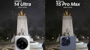 Xiaomi 14 Ultra VS iPhone 15 Pro Max NIGHT MODE Camera Test