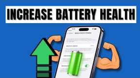 Improving iPhone Battery Health Step by Step Tutorial