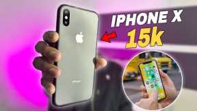 I Bought iPhone X in 2024🥵| Best Camera iPhone Under 15K..??