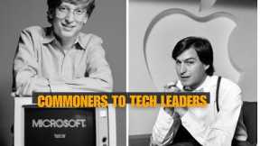 What made Microsoft and Apple to be leaders at tech Industry