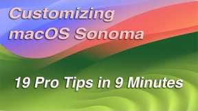 Customizing macOS Sonoma on your new MacBook, iMac, or Mac Mini. Pro tips for everyday use.
