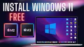 How to Install Windows 11 In MacOs For Free with M2/M3 Chip Apple Silicon