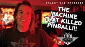 I bought the pinball machine that killed pinball!! #pinball #arcade