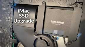 Apple iMac SSD Upgrade Speed Test vs HDD | Opening Apps, Boot time Fast as M3?