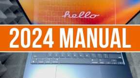 MacBook Air 2024 Basics - Mac Manual Guide for Beginners - New to Mac