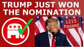 Trump Is OFFICIALLY the 2024 GOP Nominee!