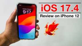 iOS 17.4 Review on iPhone 12 ! update Karen Ya Nahi
