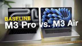 M3 MacBook AIR vs M3 MacBook PRO: Real World Differences!
