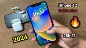 Full review of iPhone 12 in 2024 in hindi | Camera, Battery & Speed Test #unboxing #review
