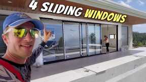 MASSIVE SLIDING WINDOWS INSTALLED - Building home in the Philippines