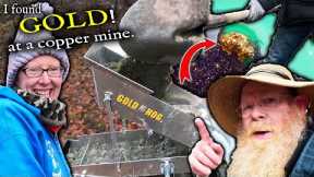 Gold Nuggets found at a Copper Mine, in Tailings!