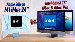 NEW 24 iMac vs Intel iMac & iMac Pro - Full Comparison!