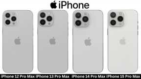 Apple iPhone 15 Pro Max VS iPhone 14 Pro Max VS iPhone 13 Pro Max VS iPhone 12 Pro Max