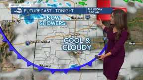Scattered showers, cooler temps across Colorado Thursday