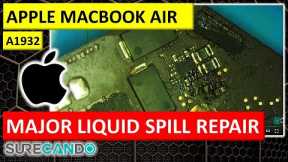 A Guide to Fixing a Liquid-Damaged MacBook Air 2019 (A1932 Model)