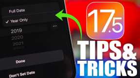 iOS 17.5 - New TIPS & TRICKS for iPhone Users!