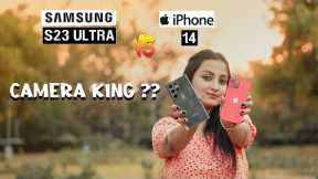 SAMSUNG GALAXY S23 ULTRA VS iPhone 14 CAMERA COMPARISON | WHICH ONE YOU CHOOSE ? CAMERA FEATURES