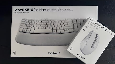 Logitech Wave Keyboard for Mac! UPGRADES for my office!