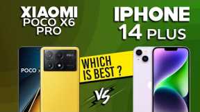 Xiaomi Poco X6 Pro VS iPhone 14 Plus - Full Comparison ⚡Which one is Best