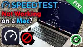 Speedtest.net Not Working for Mac? Watch Now to see the Easy Fix! Problem Solved OokLA Speed Test!