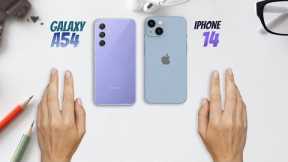 Comparison Samsung Galaxy A54 VS Apple iPhone 14